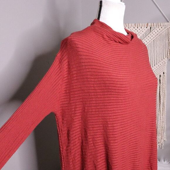 We the free | Cowl Neck Waffle Knit Long Sleeve Top Small - Picture 3 of 6